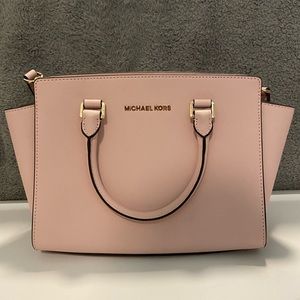 Michael Kors light pink purse